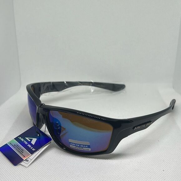 Arctic Blue Mirrored Sunglasses - Picture 1 of 3